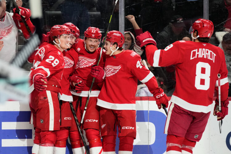 Red Wings rookie Nate Danielson has goal and assist for first NHL points in 4